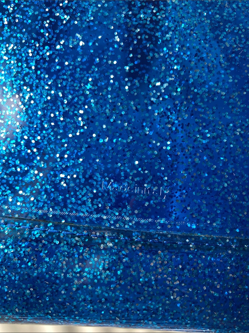 ๐ Host Pick๐ Furla Blue Glitter Candy bag - read description - Picture 6 of 17